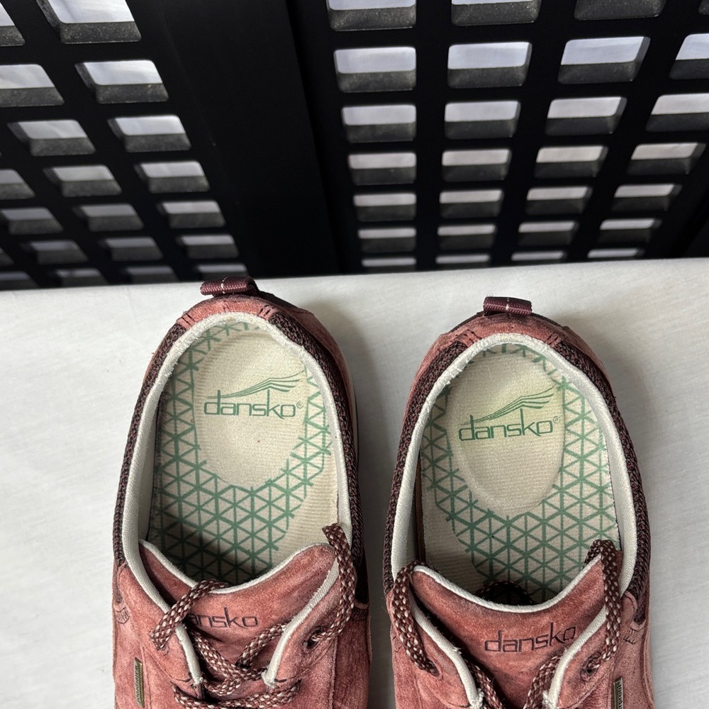 🌹Dansko Paisley Rose & Chocolate Sneakers Size 9 Comfort🤎 Lace-Up Gently worn! - Picture 5 of 17